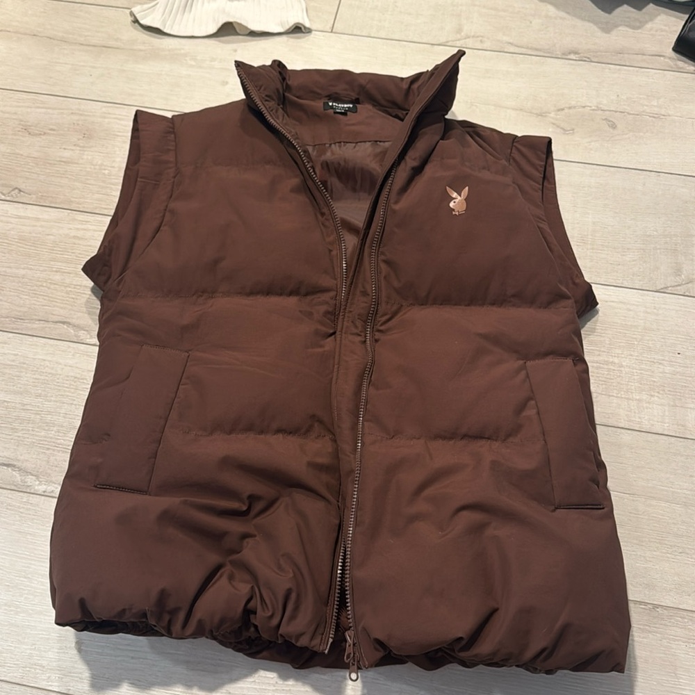 Super Puffy Playboy Brown Vest